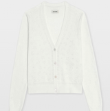 MANALA CO BANDANA CARDIGAN IN EGGSHELL
