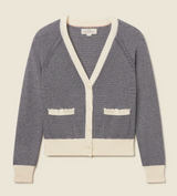 MEREDITH CARDIGAN NAVY AW STRIPE