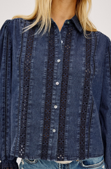 ROWEN SHIRT IN CLASSIC BLUE