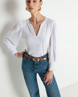 FLORA TEE IN WHITE