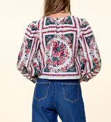 ALICE TOP IN CARMELLA PRINT