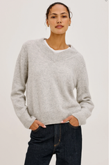 LIDYA SWEATER IN HEATHER CAMEL