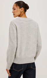 LIDYA SWEATER IN HEATHER CAMEL