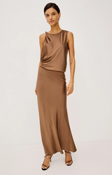 ROMINA SKIRT IN CINNAMON