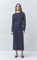 GANELI CARDIGAN IN BLEU NUIT