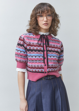 GEMONI CARDIGAN IN ROSE