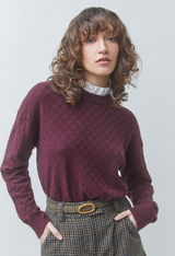 PICOLA SWEATER IN PRUNE
