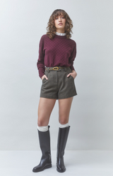 PICOLA SWEATER IN PRUNE
