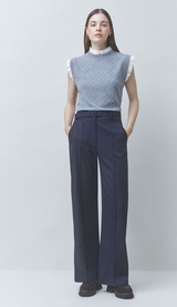 PIREO SWEATER VEST IN GRIS CHINE