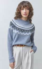 PISTI SWEATER IN GRIS CHINE