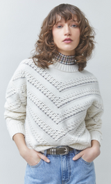 PERNEL SWEATER IN BLANC CASSE