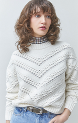 PERNEL SWEATER IN BLANC CASSE