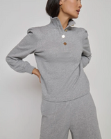 JESSIE SWEATSHIRT IN HEATHER GREY