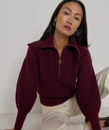 ASHTON PULLOVER IN TRUFFLE