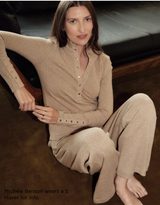 SHEILA TOP IN HEATHER OATMEAL