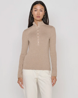 SHEILA TOP IN HEATHER OATMEAL