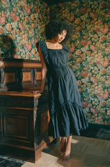 MABLE MIDI DRESS IN BLACK
