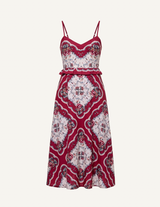 ANNABELLE MIDI DRESS IN VIRELLE PRINT