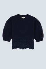 PARVI SWEATSHIRT IN BLEU NUIT