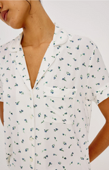 NESSA PAJAMA SET IN BLUE BUDS