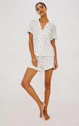 NESSA PAJAMA SET IN BLUE BUDS