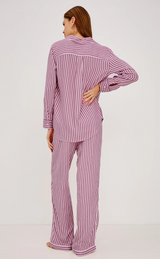 LUNA PAJAMA SET IN PINK BLUSH