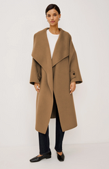 CELESTE COAT IN CAMEL