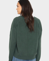 JODIE SWEATER IN CYPRESS GREEN