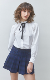 LUISA BLOUSE IN BLANCE CASSE