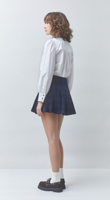 LUISA BLOUSE IN BLANCE CASSE