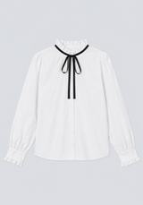 LUISA BLOUSE IN BLANCE CASSE