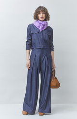 JULIO TROUSER IN BLEU BRUT