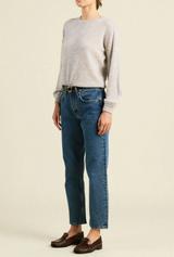 KATE SWEATER IN GREY CASHMERE