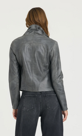 KATRINA PATINA LEATHER IN GRAPHITE