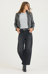 KATRINA PATINA LEATHER IN GRAPHITE