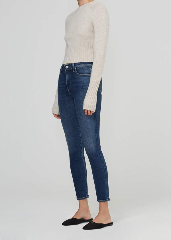 ROCKET ANKLE MID RISE SKINNY IN MORELLA