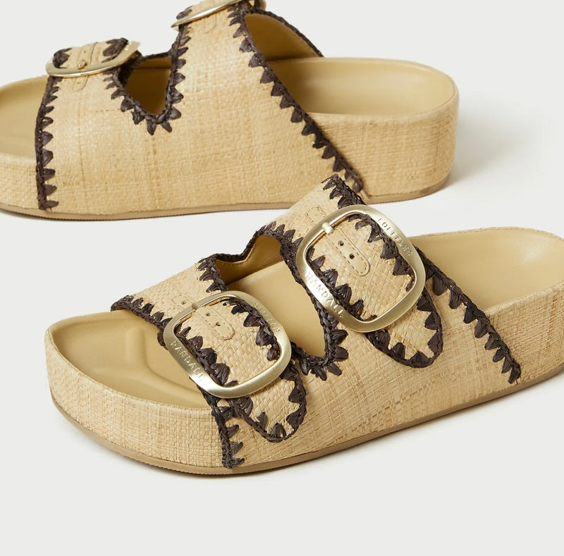 Theo Natural/Brown Footbed Sandal