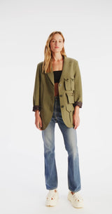 SURPLUS BLAZER IN ARMY